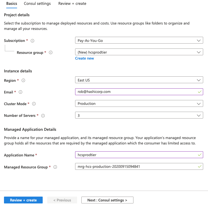 HCS startup form