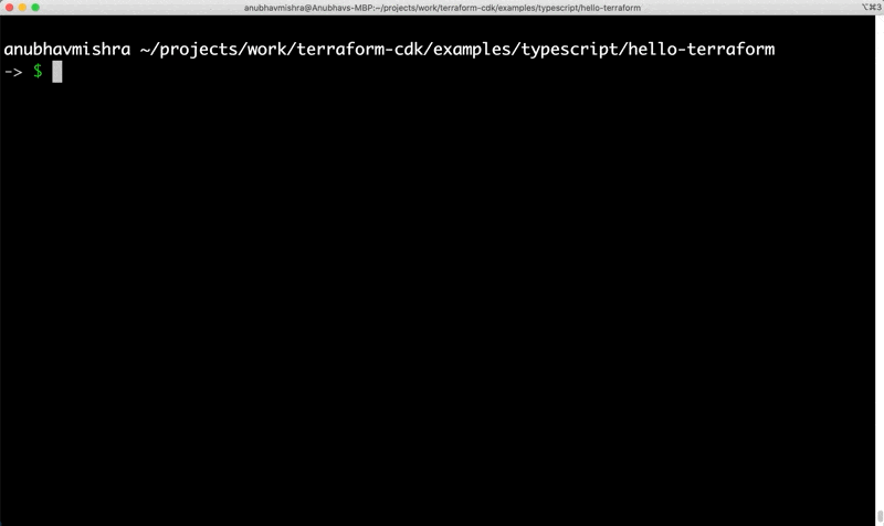 Terraform Cloud remote backend CDK for Terraform Deploy