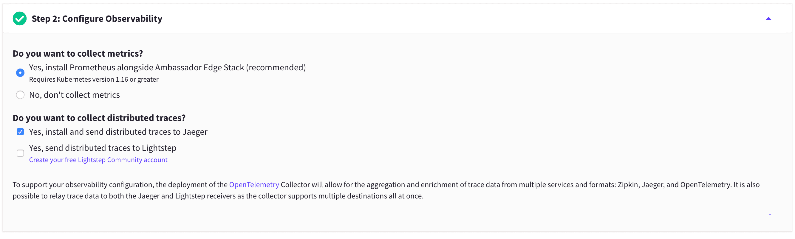 Configure Observability