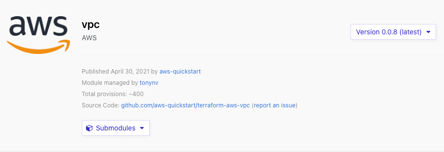 AWS VPC module