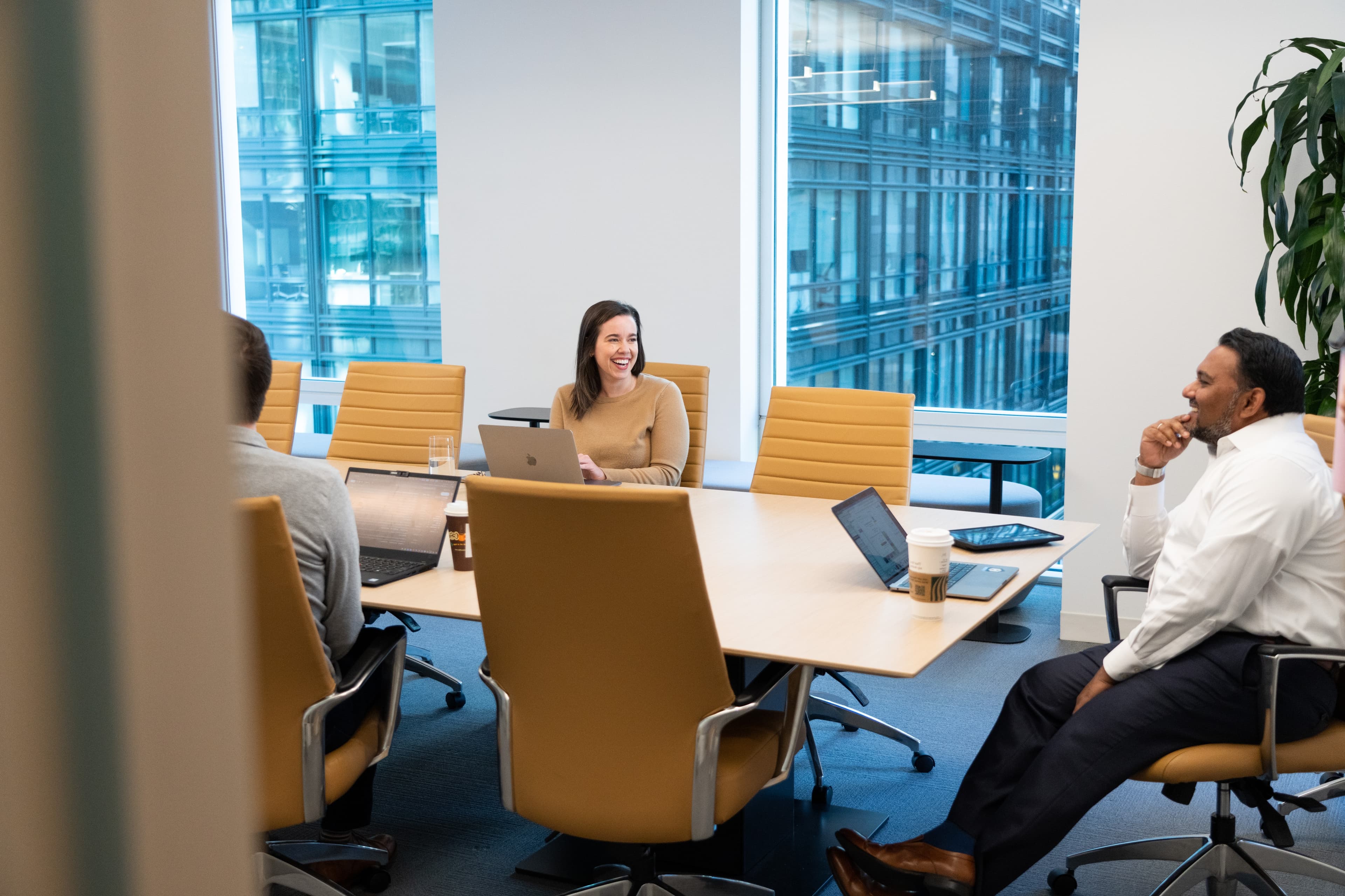 People in conference room
