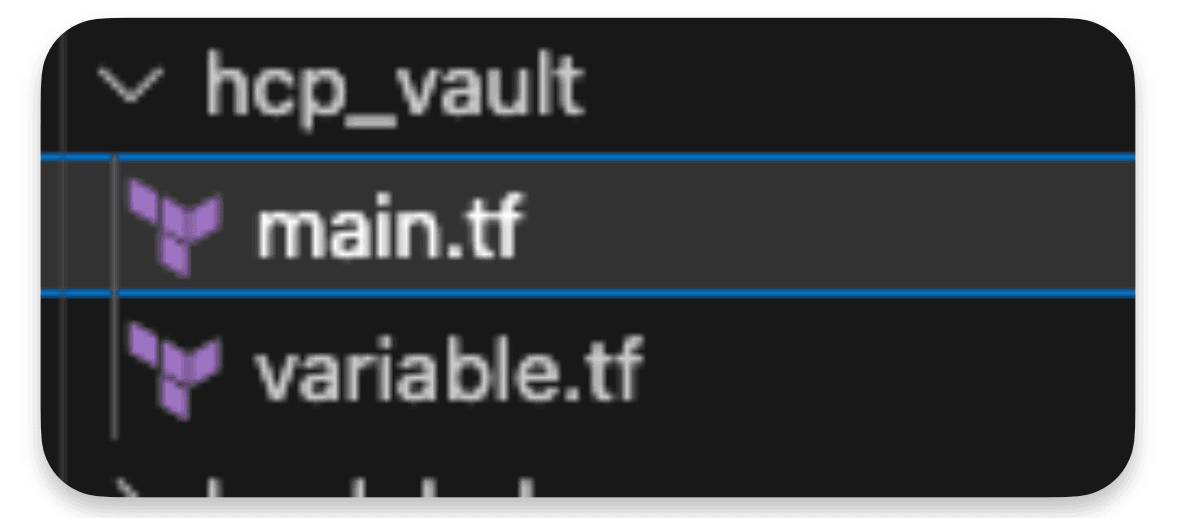 main.tf hcp_vault