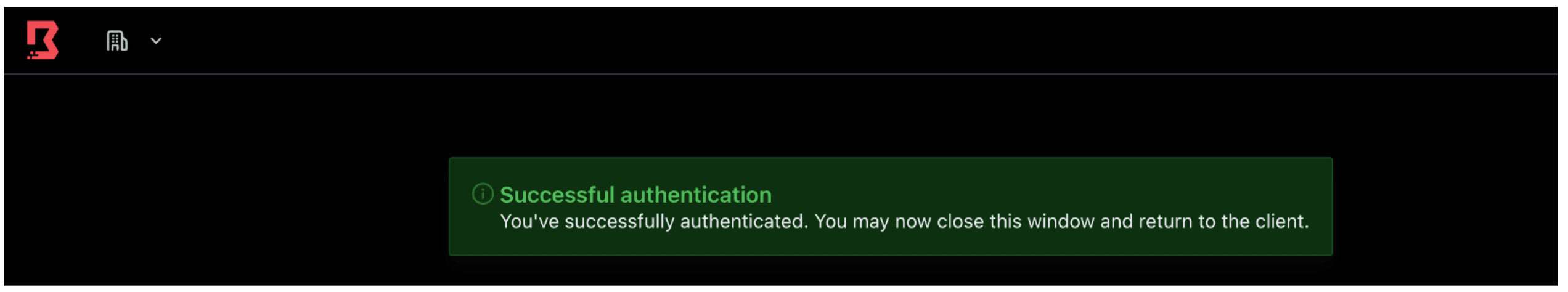 successful auth