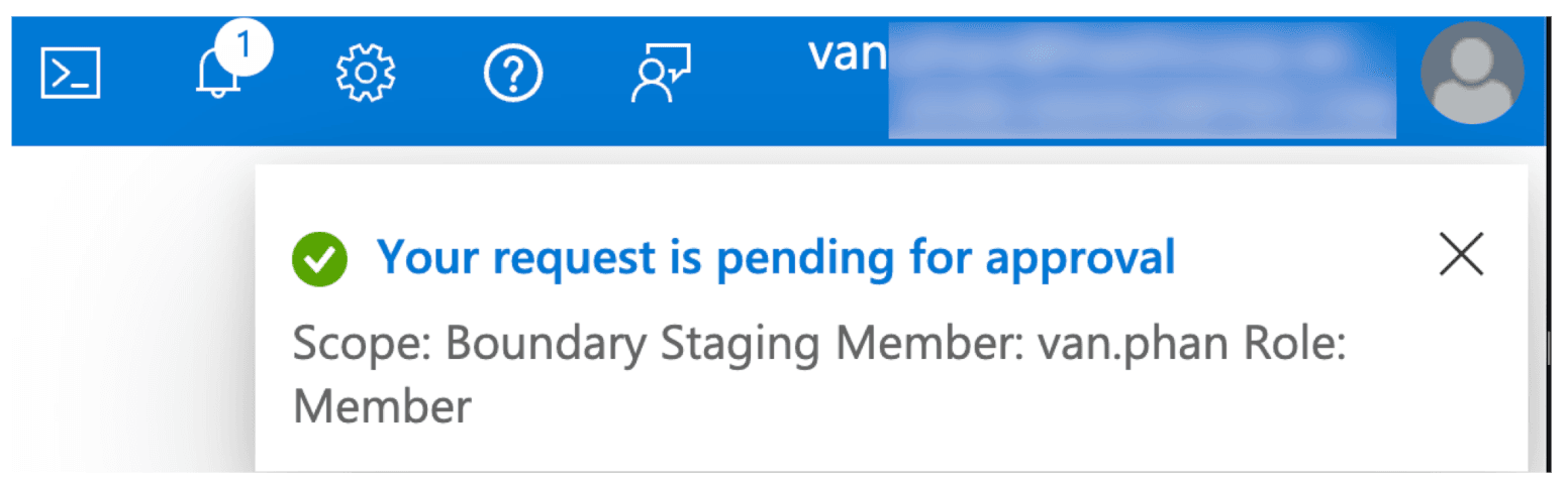 request pending