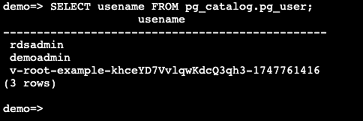 SQL query output