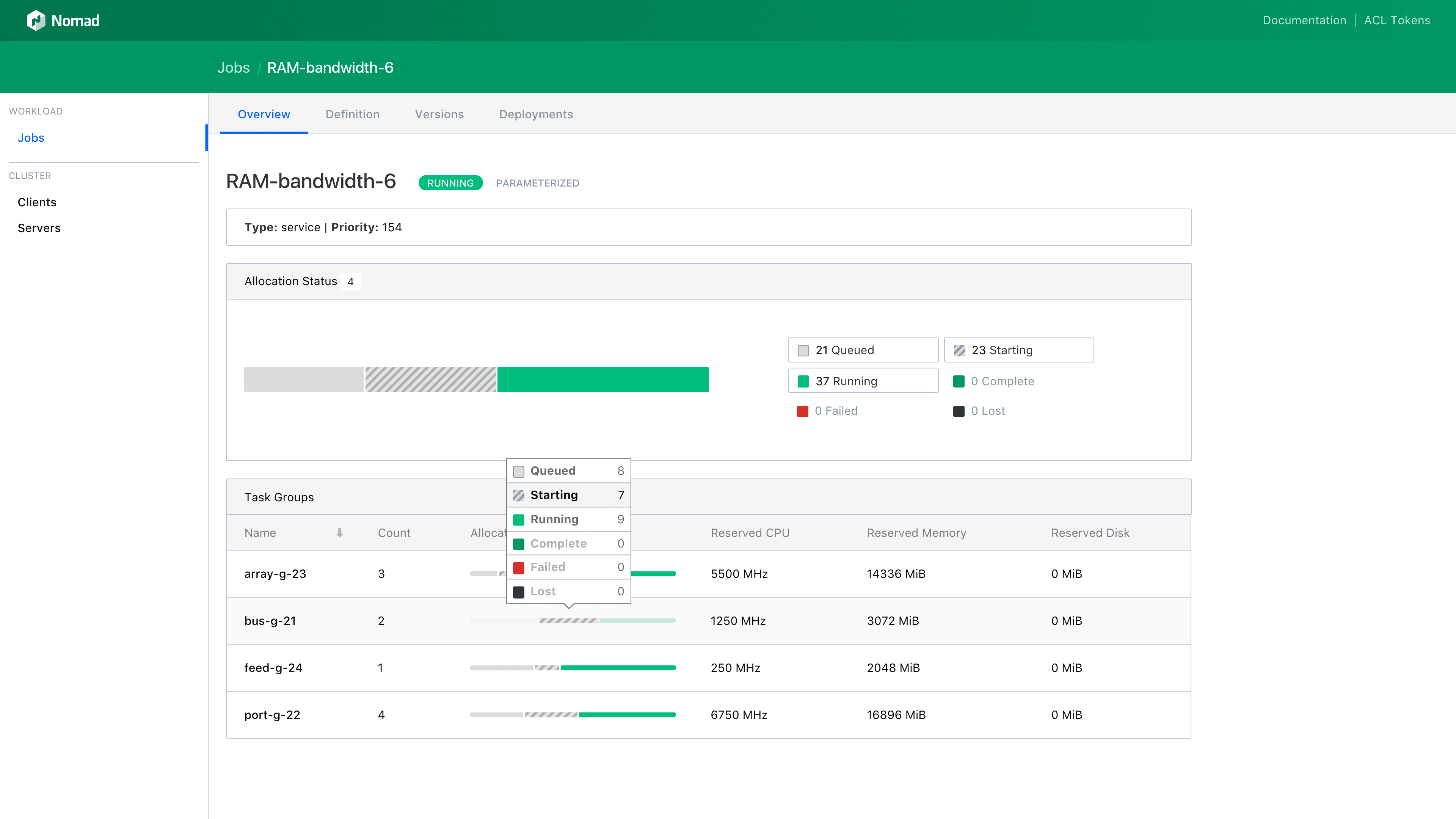 Guide UI Job Detail
