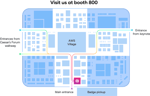 re:Invent 2023 AWS village map