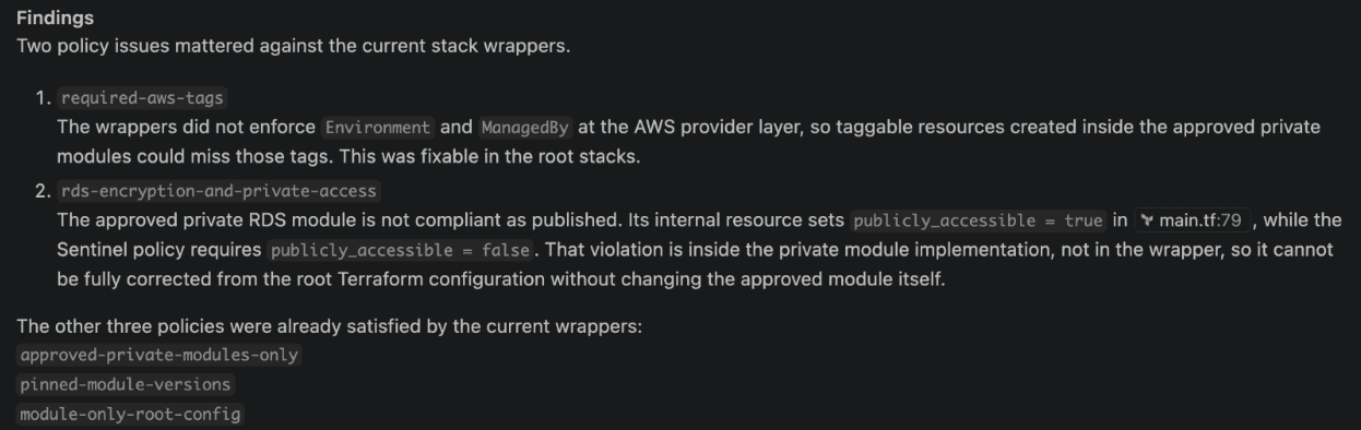 MCP server response