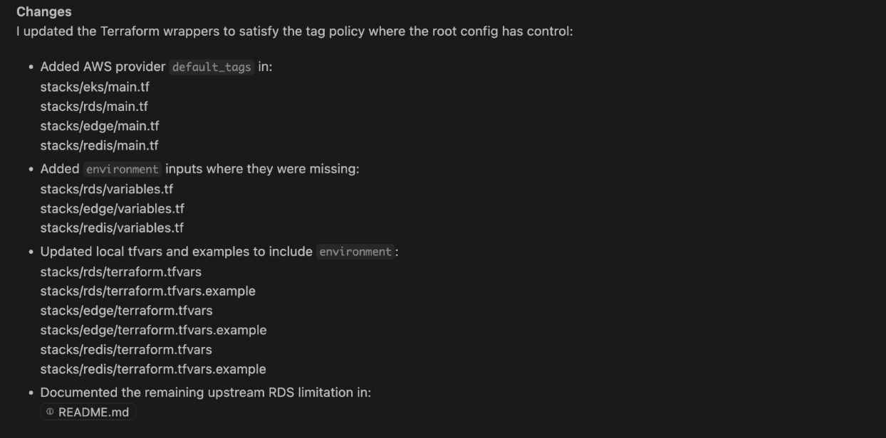 MCP server response